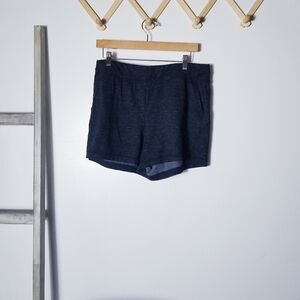 WOMEN'S SWEAT SHORTS BLACK WITH GRAY SIZE LARGE